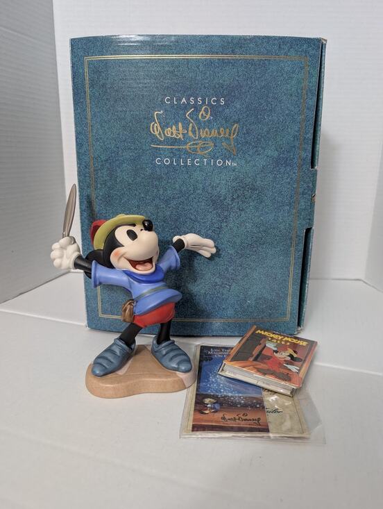 Walt Disney Classics Collection Other - 1993 WDCC Members Only Mickey Brave Little Tailor Figure